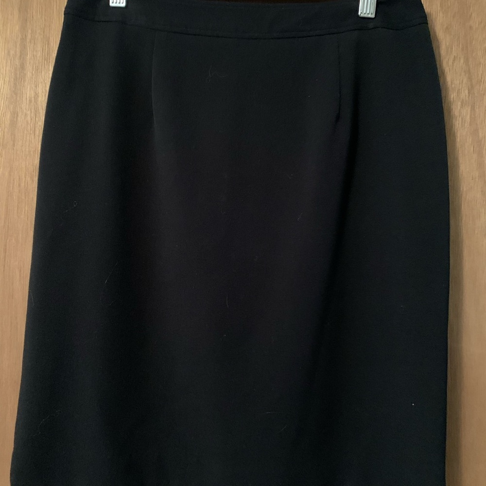 Amanda & Chelsea Black Pencil Skirt Knee-Length Work
